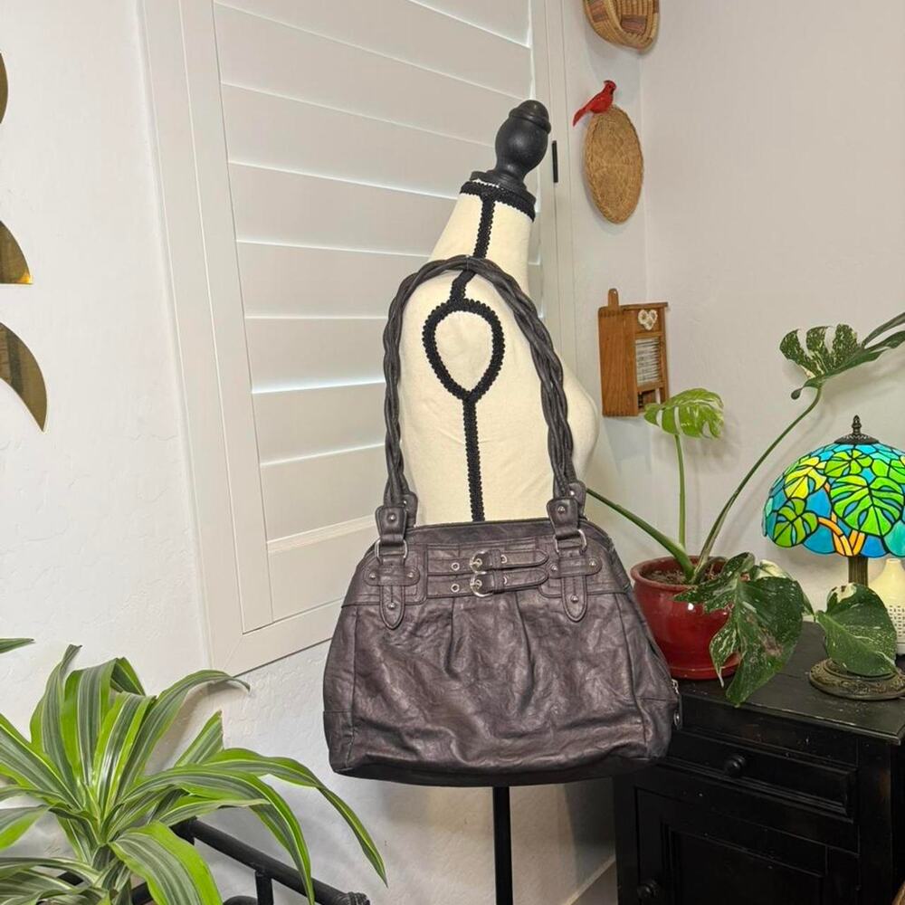 Vintage Vtg y2k slouchy buckle shoulder bag purse